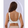 Allegra K Women's Soft Breathable U Back Push-up Full Coverage Bras without Underwire - 2 of 4