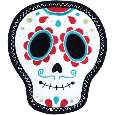 ZippyPaws - Z-Stitch Extra Tough Dog Toy with Squeaker - Santiago The Sugar Skull