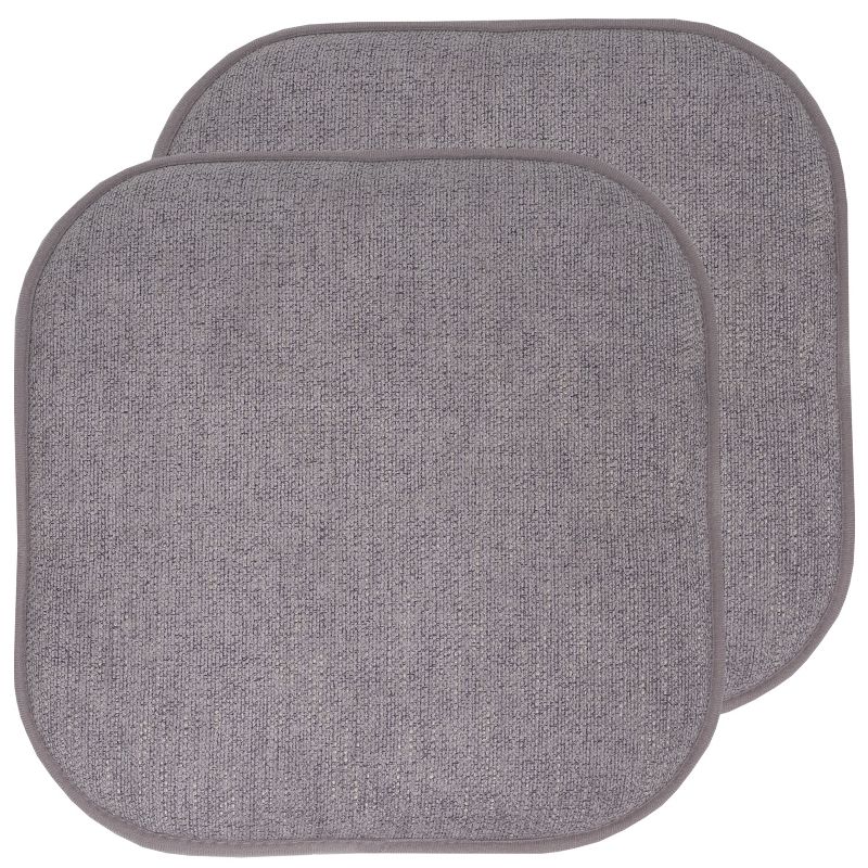 Alexis Memory Foam No Slip Back 16" x 16" Chair Pad Cushion by Sweet Home Collection™, 1 of 8
