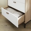 Anda Noor 4 Drawer Chest Sky Oak - Sauder: Modern Storage with Metal Runners & Safety Stops - 4 of 4