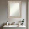 Amanti Art Luxe Beveled Framed Bathroom Vanity Wall Mirror - 4 of 4