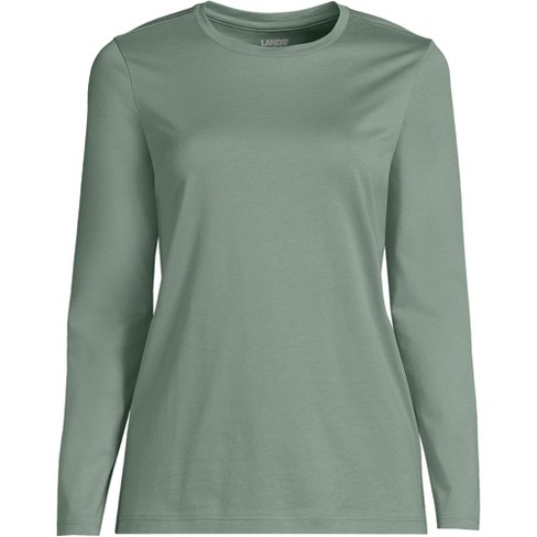 Lands' End Women's Plus Size Relaxed Supima Cotton T-shirt - 2x - Lily ...