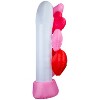 Gemmy Airblown Inflatable Archway Heart, 9.5 ft Tall, Red - 3 of 4