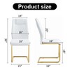 PAGED Modern Chic Dining Chairs with Plush Upgraded Cushions & Anti-Slip Design,Armless Chairs for Kitchen,Living Room - 3 of 4