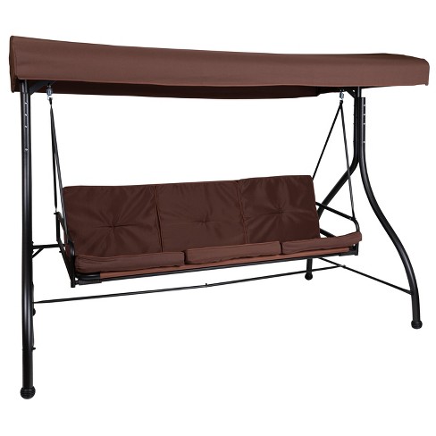 Patio swing best sale converts to bed