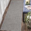 Area Rug for Living Room Bedroom Modern Solid Indoor Carpet Non-Slip Low Pile Machine Washable Kids Room Accent Simple Carpet No-Shedding - 3 of 4