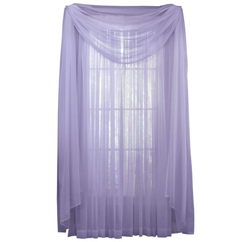 Lilac deals window scarf