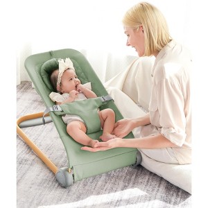 Fodoss Baby Bouncer, Portable Infant Bouncer Seat with Ergonomic Support, Foldable Baby Rocker Chair, Convertible Baby Bassinet for Newborns - 1 of 4