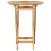 vidaXL Folding Patio Table  23.6 inches  Solid Teak Wood - 2 of 4