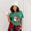 Simply Sage Market Women's Just Waiting For Christmas Santa Short Sleeve Graphic Tee - 2 of 4