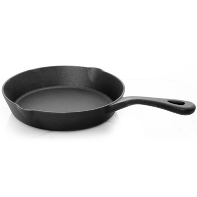 Crock Pot Artisan 8in Round Preseasoned Cast Iron Skillet