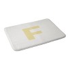 Deny Designs April Lane Art Block Monogram Memory Foam Bath Mat - 2 of 4