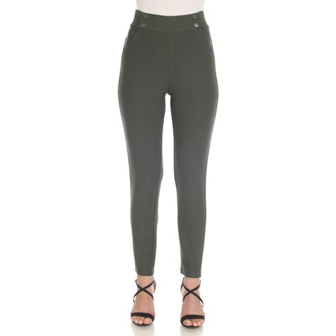 Allegra K Women's Elastic Waistband Soft Gym Yoga Cotton Stirrup Pants  Leggings : Target