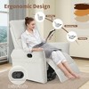 Okak Rocking Recliner Chair with Side Pocket 360° Swivel Nursery Accent Chair Small Glider Chair for Living Room Bedroom Home Theater - 3 of 4