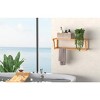 ClosetMaid Bamboo Wall Shelf With Hanging Rail - ClosetMaid - image 4 of 4