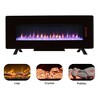 TOBILI 48 inch Curved Front Wall Mounted Electric Fireplace multi color flame & emberbed - 4 of 4