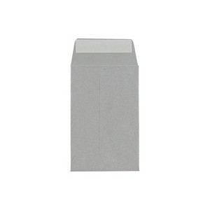 LUX #4 Coin Envelopes (3 x 4 1/2) - Silver Metallic 250/Pack 80lb. Silver Metallic (4CO-06-250) - 1 of 4