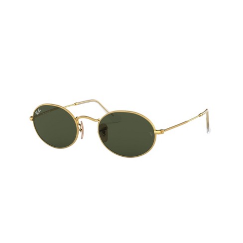 Ray-ban Rb3547 51mm Gender Neutral Oval Sunglasses Green Classic G-15 ...