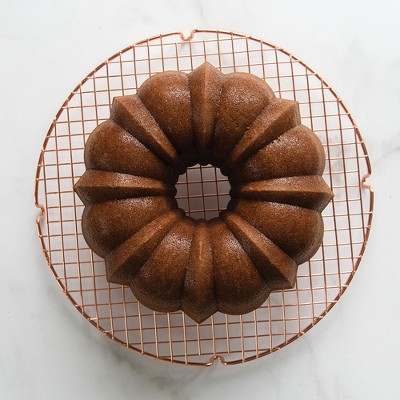 Nordic Ware Round Copper-Plated Steel Cooling Grid, 13-inch Diameter