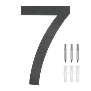 Unique Bargains 304 Stainless Steel Durable Rustproof House Numbers 1 Pc - 1 of 4