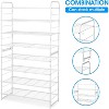 Simple Trending 4-Tier Stackable Shoe Rack White - 4 of 4