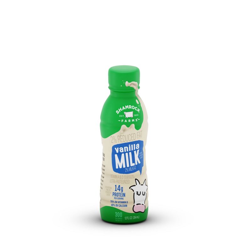 Shamrock Farms 2% Vanilla Milk - 12 fl oz, 2 of 4