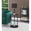 Designs2Go Classic Glass 2 Tier Round End Table - Breighton Home - 2 of 4