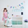 Teamson Kids My Dream Bakery Shop and Pastry Cart Wooden Play Set, White/Mint - 3 of 4