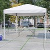 Emma and Oliver Outdoor Event/Tailgate Tent Set with Pop Up Event Canopy and Carry Bag and Bi-Fold Table with Carrying Handle - 2 of 4