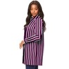 Roaman's Women's Plus Size Plus Size Kate Tunic Shirt – Long Sleeve Classic Button-Down With Flowy, Longline Fit - 4 of 4