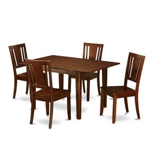 Modern Kitchen Dining Set - Small Table with 4 Chairs - Elegant Design for Home - 1 of 4