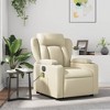 vidaXL Massage Recliner Chair Wingback Armchair Theater Cinema Faux Leather - 2 of 4