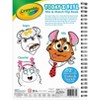 Crayola Today I Feel Mix & Match Flip Book: Flippable Coloring & Sticker Book for Kids, 30 Pages, Activity Pad - image 2 of 4