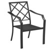 Tangkula 4 PCS Patio Dinning Chairs Cushioned Chairs w/Steel Frame for Garden Backyard & Poolside - 4 of 4