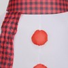 NAYSAYE Party Decoration and Accessories Inflatable Snowman with Branch Hands for Outdoor Celebrations, White, 39.4"*94.5"*4" - 4 of 4