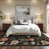 Floral Washable Area Rug, Large Non-Slip Living Room Carpet, Ultra Soft Stain-Resistant Indoor Rug for Bedroom or Dining Room - 4 of 4