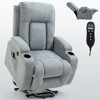 NicBex Recliner Chair for Elderly Power Lift Chair Massage Chair with Heating for Living Room Recliner with USB Ports and Cup Holders - 2 of 4