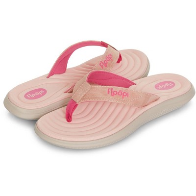 Womens Memory Foam Textured Flip Flop Sandal