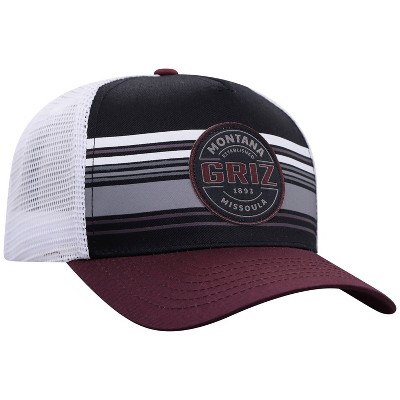 NCAA Montana Grizzlies Men's Vista Black with Hard Mesh Snapback Hat