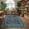 Foldable & Washable & Vacuum Friendly Printed Carpet, Soft Non Shedding Mat, Low Pile Thin Carpet for Living Room Office - 2 of 4