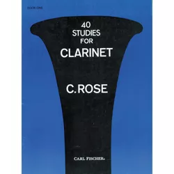 Carl Fischer 40 Studies For Clarinet Book