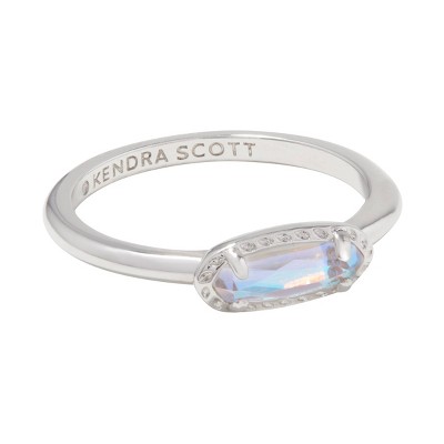 Kendra Scott Davie Band Ring in Light hotsell Blue Magnesite-Rhodium (Size 8)