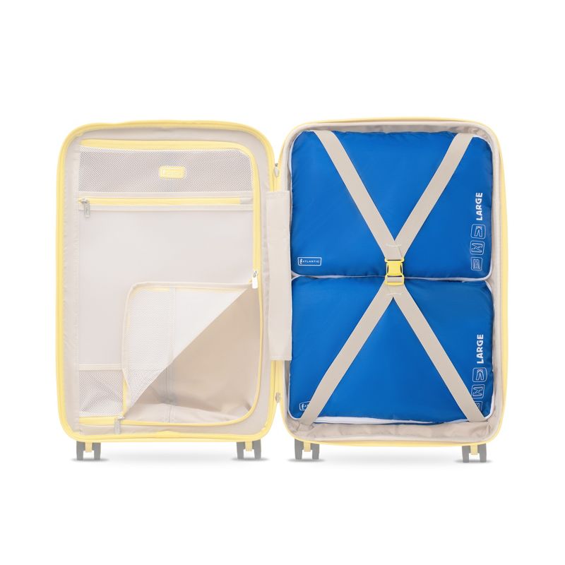 Atlantic® 3 Pc Luggage Set - Carry-on Exp Hardside Spinner & 2 Large Washable Packing Cubes, 3 of 10