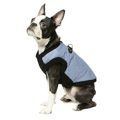 Gooby Fashion Vest Dog Jacket Gray, Large