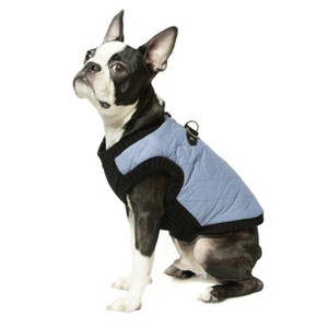 Gooby Fashion Vest Dog Jacket Gray, Large - 1 of 1