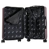 InUSA Drip Lightweight Hardside Medium Checked Spinner Suitcase - Wine - image 4 of 4