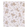 NoJo Disney B is for Bambi Tan, Gray, and White Super Soft Plush Baby Blanket - 3 of 4
