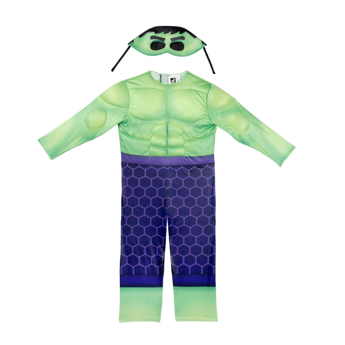 Marvel Spidey and His Amazing Friends Toddler Deluxe Hulk Halloween Costume - thumbnail 2