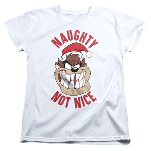 Women's Looney Tunes Naughty Not Nice T-Shirt - 1 of 4