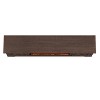 78" Farmhouse TV Stand for TVs up to 80" with Electric Fireplace Brown - Festivo: Media Console, MDF Storage - 3 of 4
